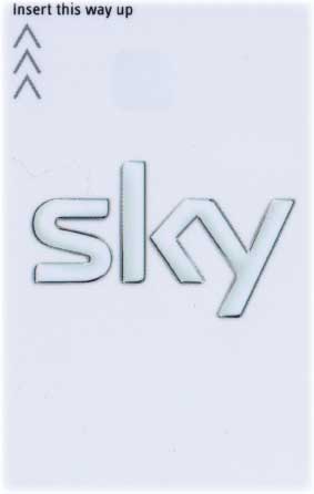 SKY CARDS SPAIN - SKY TV VIEWING CARDS